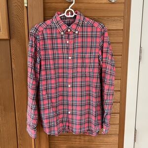 Vineyard Vines Midweight Twill Flannel Plaid Button Down Shirt